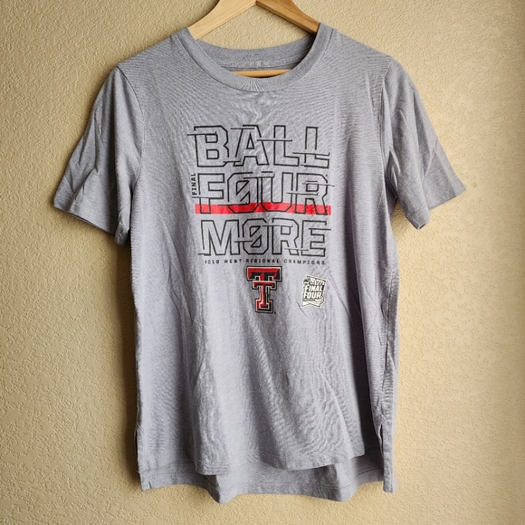 Under Armour Texas Tech Final Four short sleeve grey shirt Unisex size M - Picture 1 of 9
